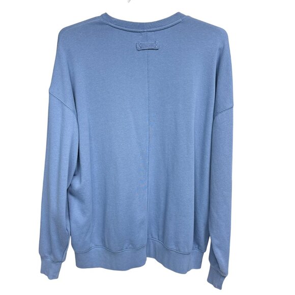 Flirtitude Active Sunrise Sunset Graphic Blue Crewneck Sweatshirt Womens Sz XL - Picture 2 of 6